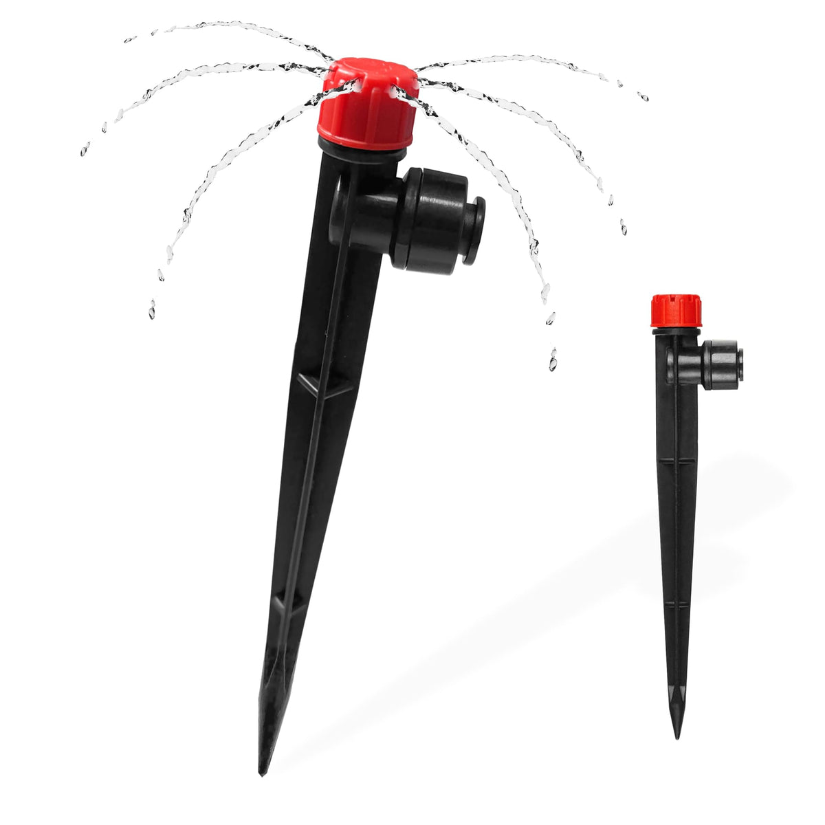 Spalolen push-to-fit emitter for 1/4in tubing enabling fast installation.