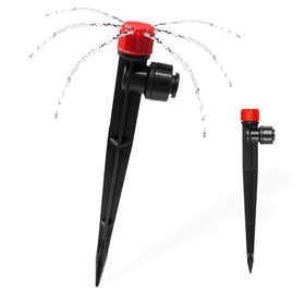 Spalolen push-to-fit emitter for 1/4in tubing enabling fast installation.