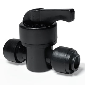 Spalolen quick-connect valve installation in hand for fast, leak-free drip setup.
