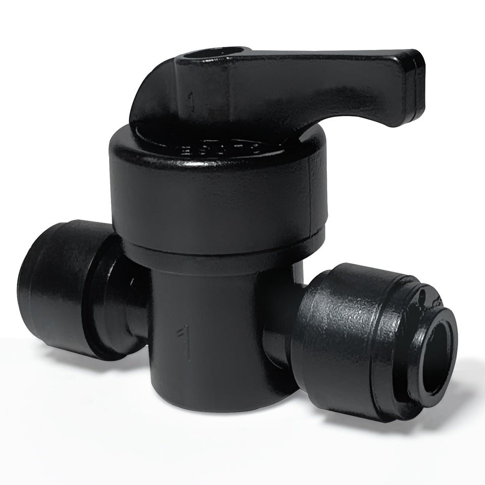 Spalolen quick-connect valve installation in hand for fast, leak-free drip setup.