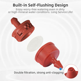 Spalolen UV-resistant plastic emitter for durable outdoor use