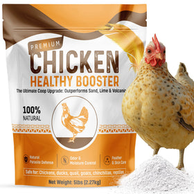 Spanielbuns chicken dust bath sand mix for natural hygiene and glossy feathers.