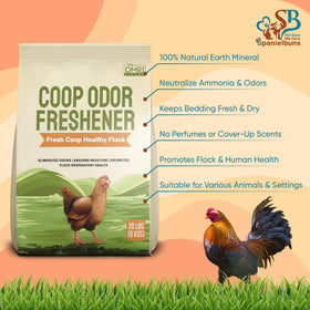 Spanielbuns FreshCoop OdorGuard close-up shows mineral-based odor removal.