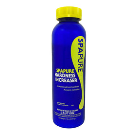 SpaPure Calcium Hardness Increaser bottle restores spa water balance and protects surfaces.