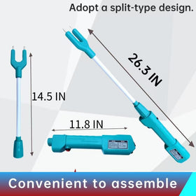 Spark Future cattle prod with large trigger button ensures quick activation.