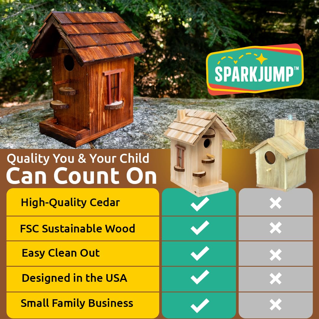 SparkJump sandpaper pieces smooth surfaces for a crisp finish.