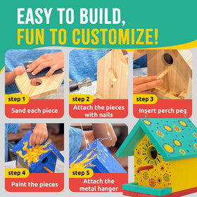 SparkJump Jr nails and glue enable sturdy assembly during hands-on play