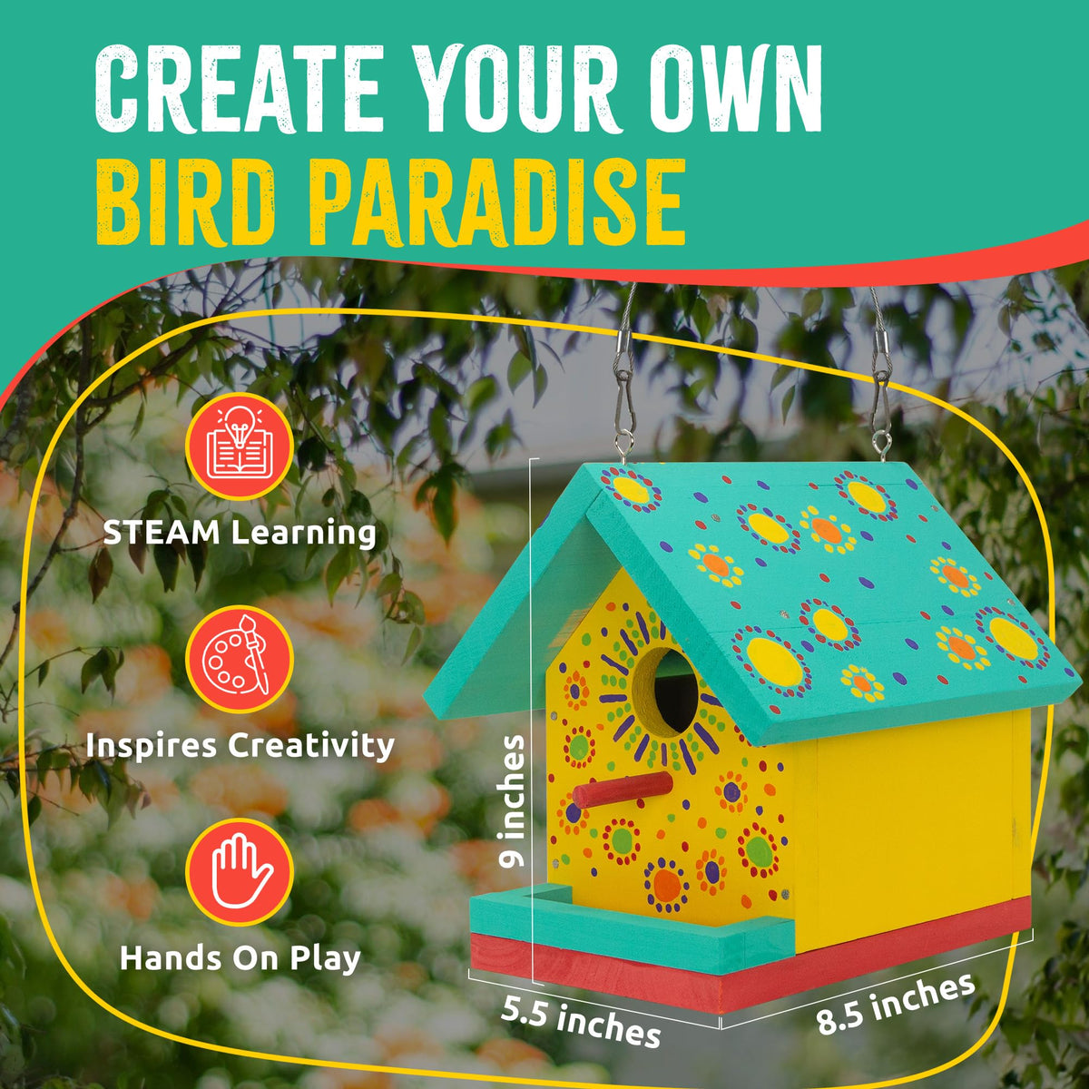 SparkJump Jr paint brushes help kids apply even coats with confidence