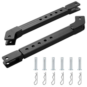 SparkWhiz E-K2561 stabilizer with telescoping arm for precise hitch alignment on Kubota.