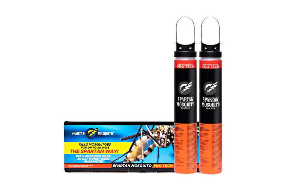 SPARTAN MOSQUITO Pro Tech replacement tube in supplemental box for quick setup and continued protection.