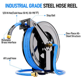 SPECILITE setup for garage or yard tasks with organized hose management.