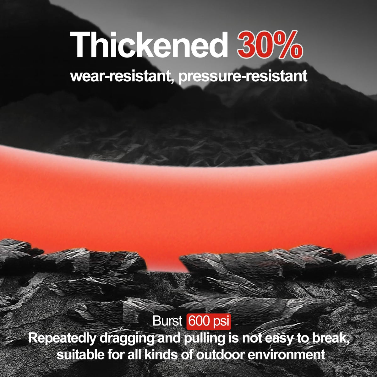 SPECILITE Garden Hose lightweight and flexible for easy one-handed use