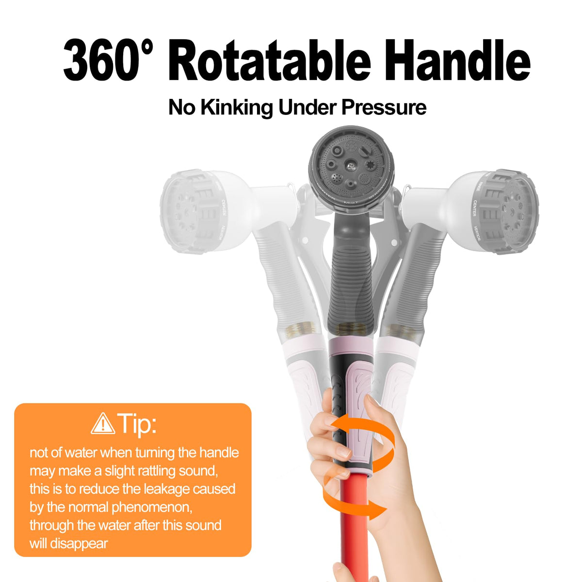 SPECILITE Garden Hose no-kink design prevents tangles during watering sessions