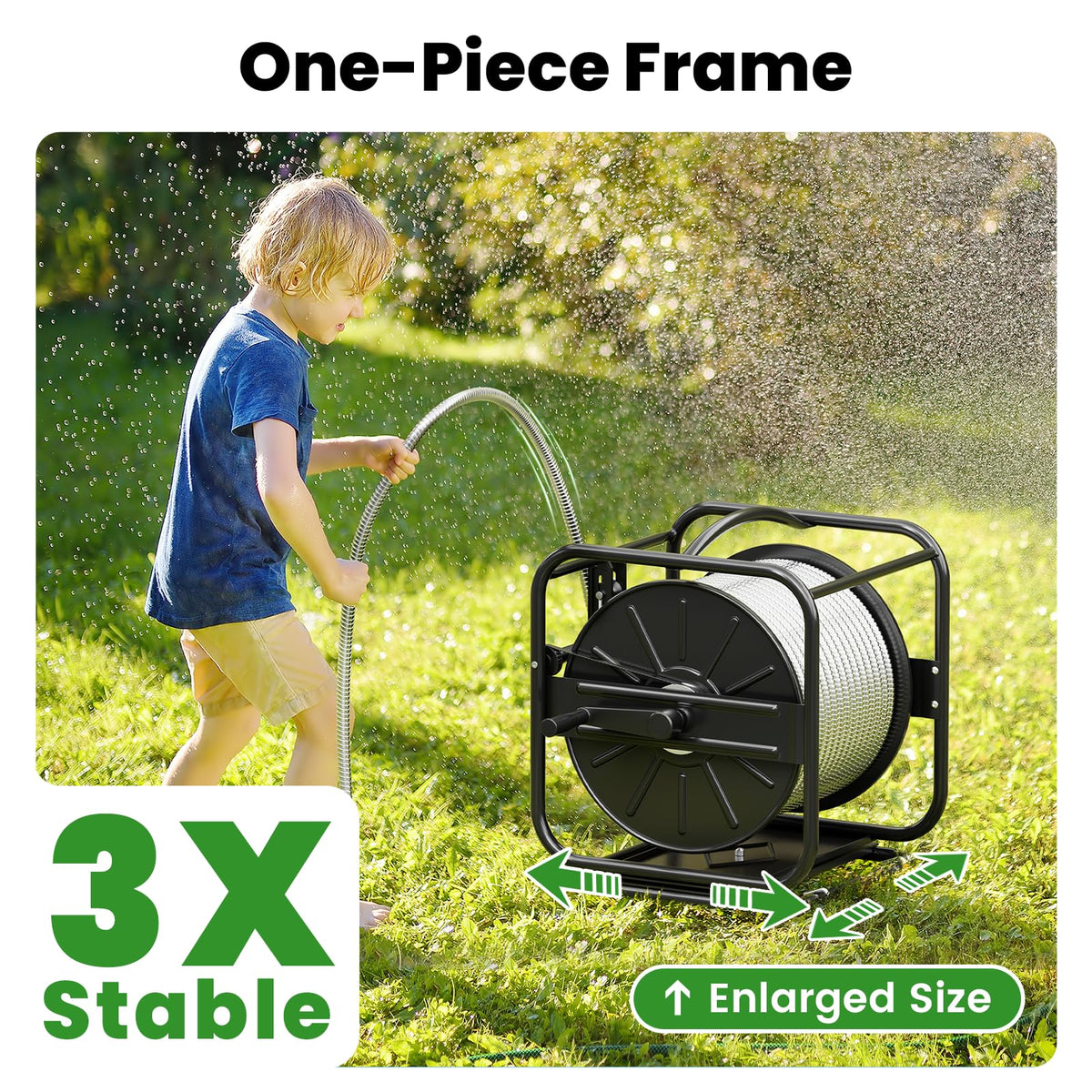 SPECILITE includes a 6 ft leader hose for fast setup.