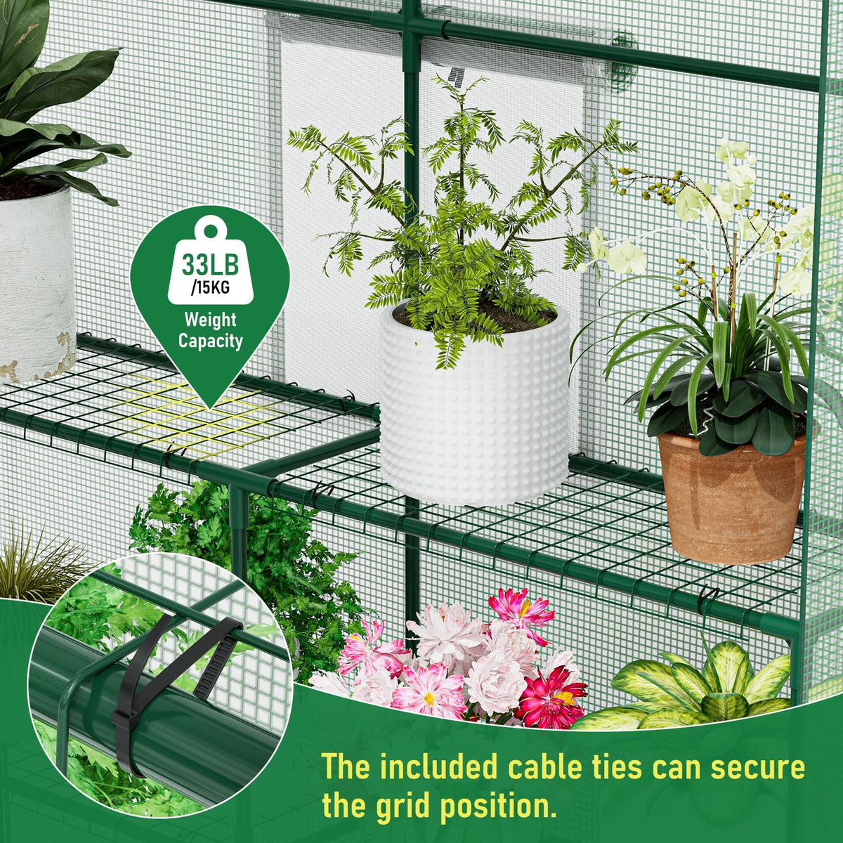 SPECILITE thick PE cover close-up protecting crops from weather