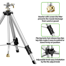 SPECILITE heavy-duty brass head resists corrosion and wear