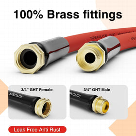SPECILITE high-flow hose supports faster watering and cleaning tasks.