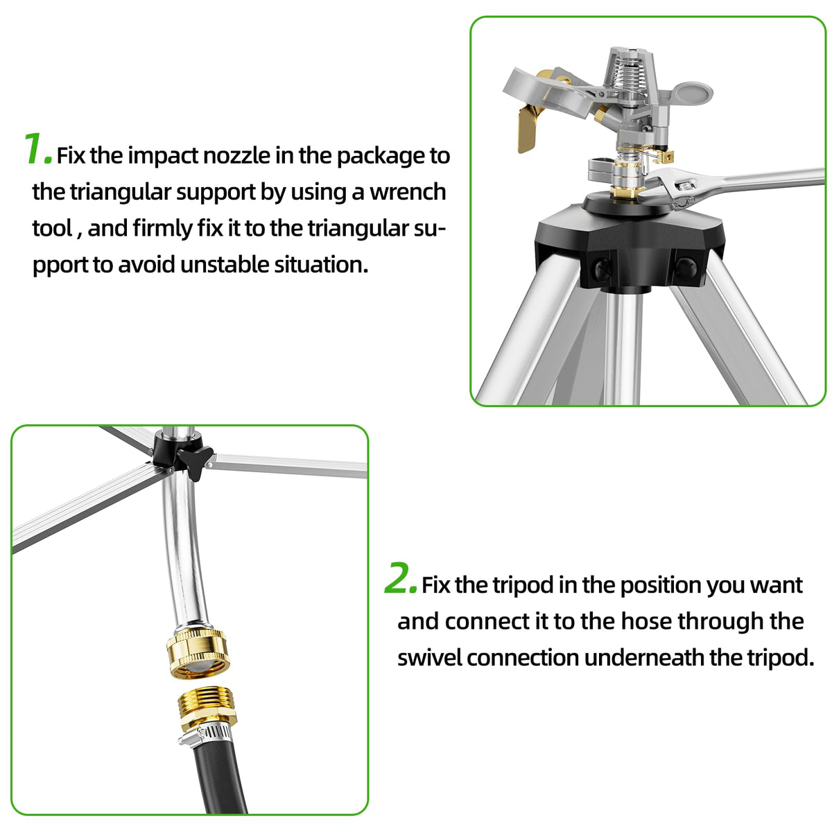 SPECILITE metal tripod stand offers stable elevation
