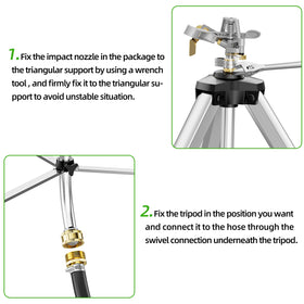 SPECILITE metal tripod stand offers stable elevation