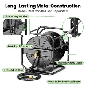 SPECILITE outdoor reel withstands sun, rain, and frost for lasting use.