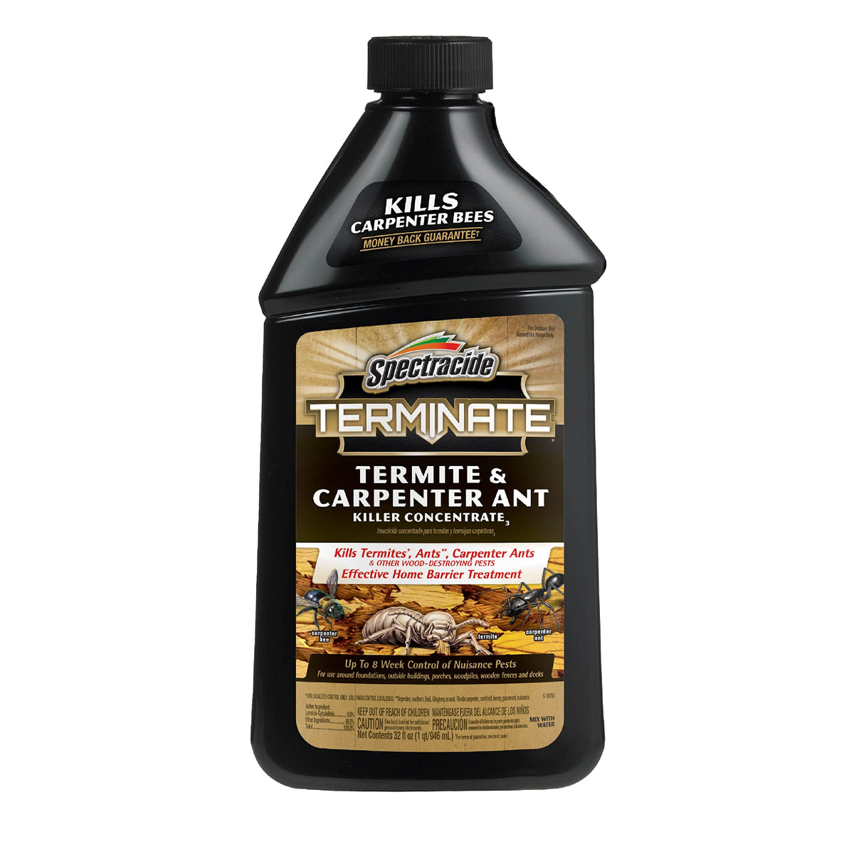 Spectracide 96410 Termite Killer outdoor application around a foundation for barrier protection.