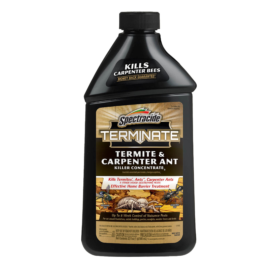 Spectracide 96410 Termite Killer outdoor application around a foundation for barrier protection.