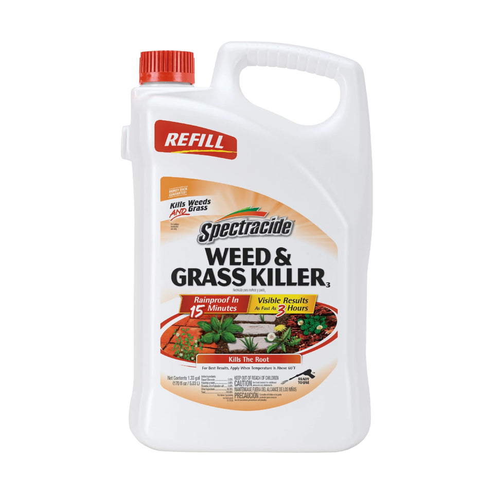 Spectracide AccuShot refill enabling smooth, continuous spray for precise weed targeting.