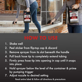 Spectracide Ant Shield applied along baseboards and cracks to deter ants.