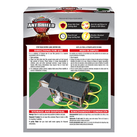 Spectracide Ant Shield weatherproof stake station resists rain and sun.