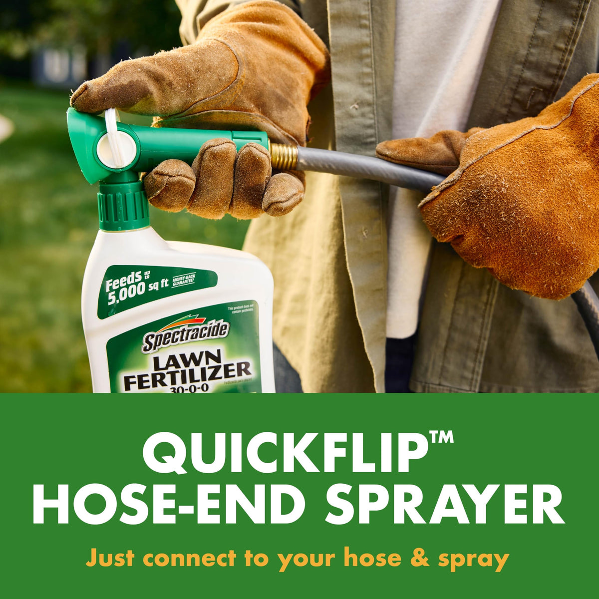 One bottle feeds up to 5,000 sq ft during active lawn growth