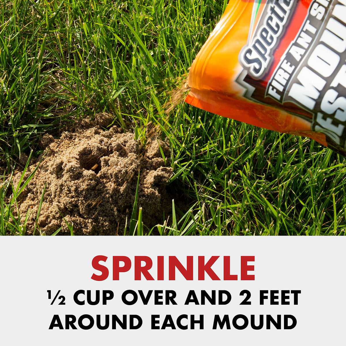Spectracide Fire Ant Shield queen and colony impact within 24 hours