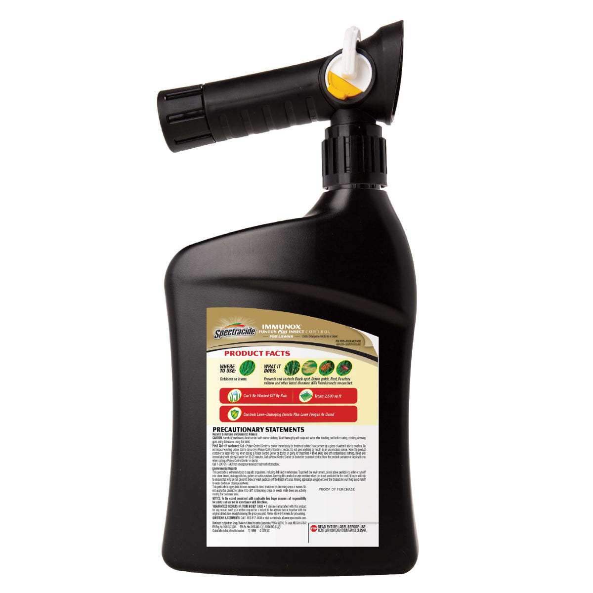 Spectracide Immunox 32-ounce bottle provides convenient lawn protection