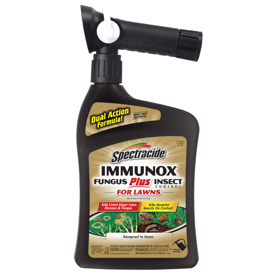 Spectracide Immunox hose-end sprayer in action for quick lawn protection
