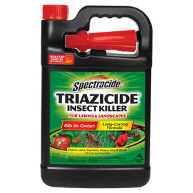 Spectracide Insect Killer bottle pour for lawn and garden protection.