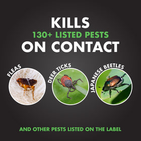 Spectracide Insect Killer garden application on lawn treatment.
