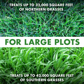 Spectracide Large Plot Weed Stop label closeup with directions for use