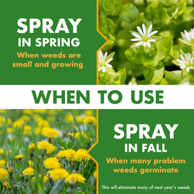 Mixing Spectracide Large Plot Weed Stop with water for lawn treatment