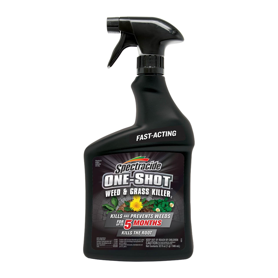 Spectracide One-Shot bottle ready-to-use weed killer for quick results