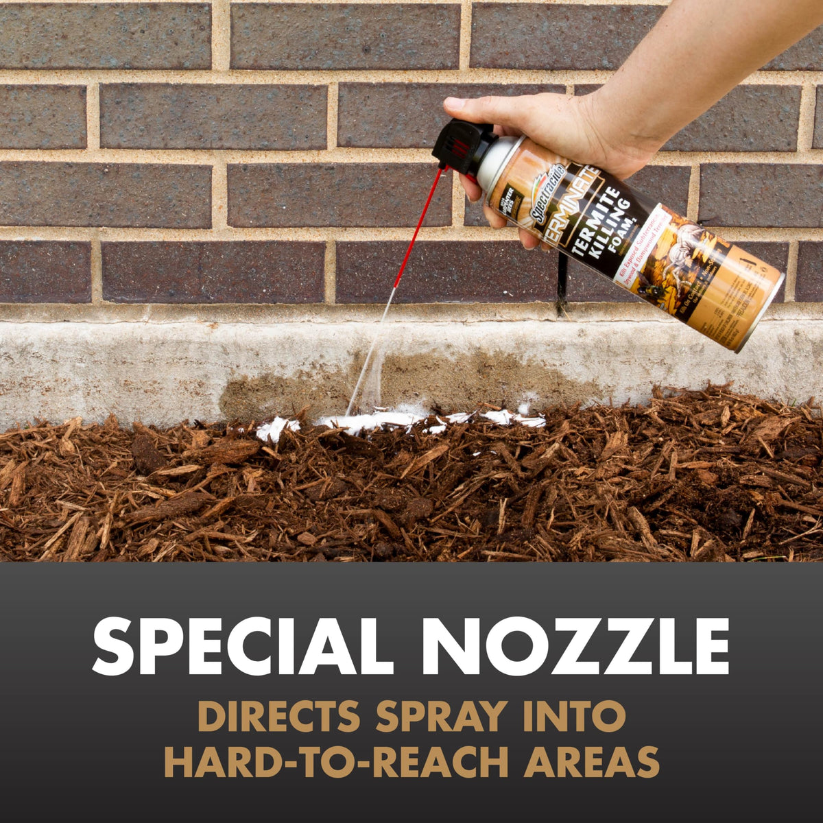Non-staining foam ideal for precise indoor or outdoor applications.