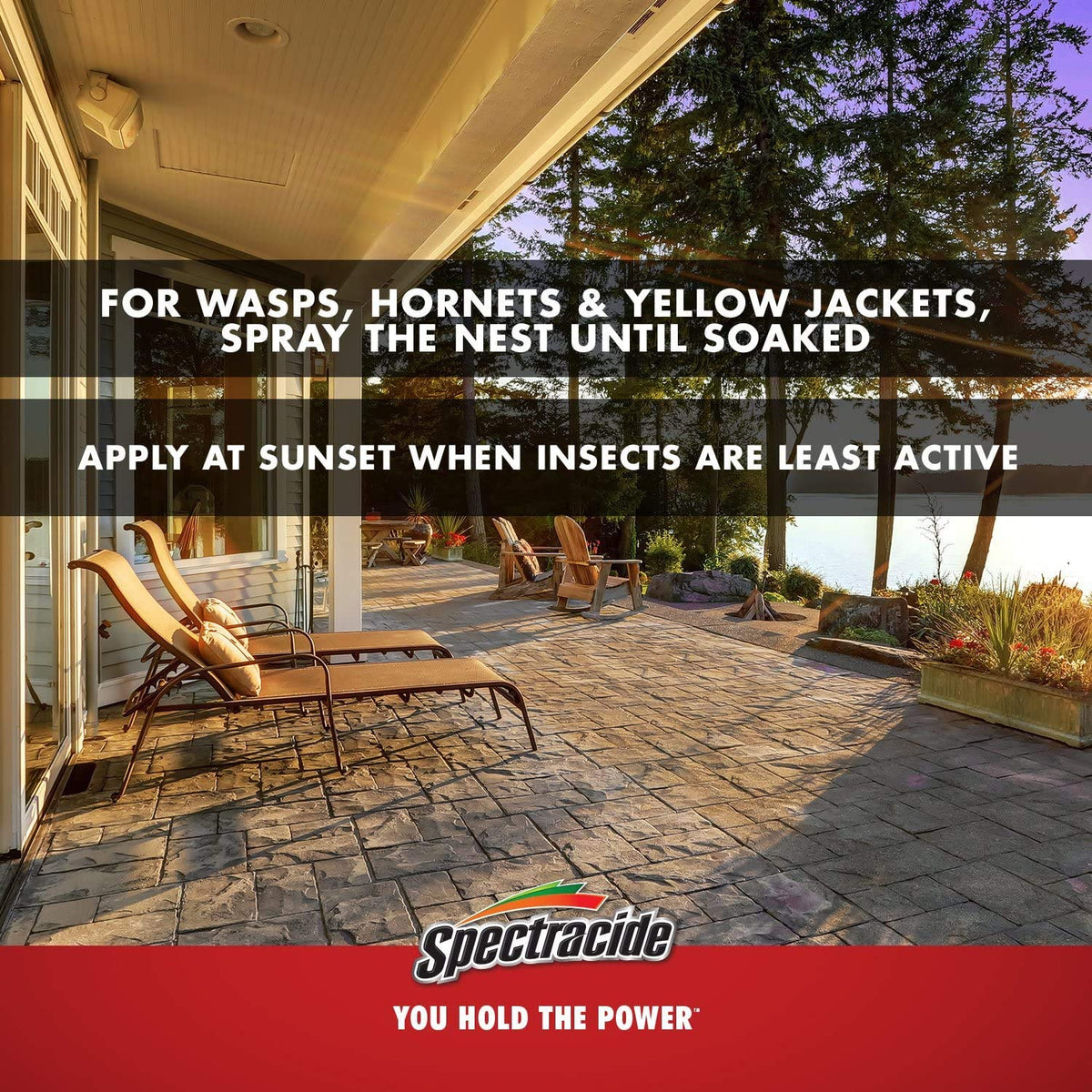 Spectracide Wasp and Hornet Killer 2-pack provides ready-to-use outdoor protection.
