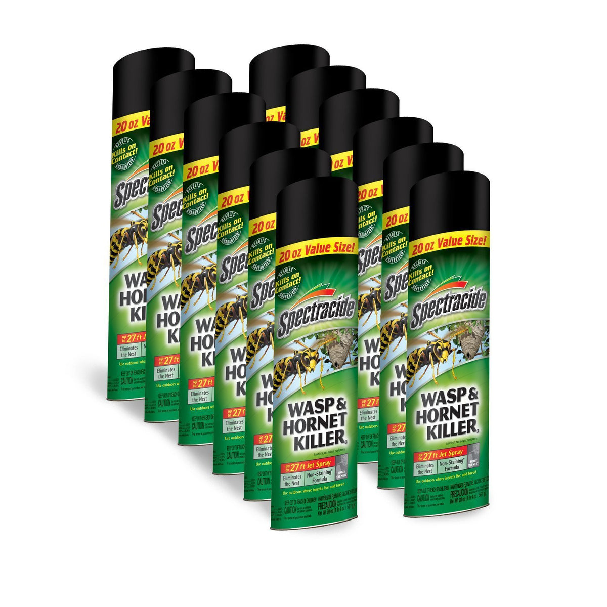Spectracide Wasp Hornet Spray can for fast, targeted indoor and outdoor pest control.