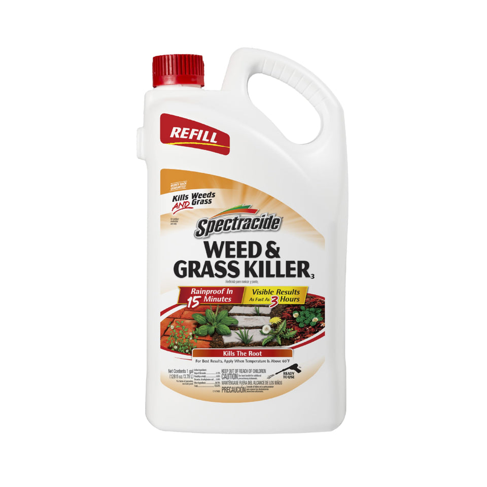 Spectracide Weed & Grass Killer3 refill bottle for simple spot treatments around the yard