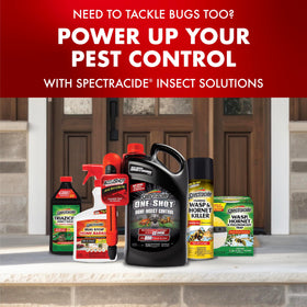 Spectracide Weed Killer Concentrate allows planting new plants after one day.