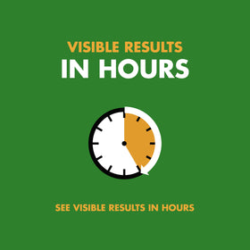 Coverage indicator showing up to 20,000 square feet treated by one bottle of Weed Stop.
