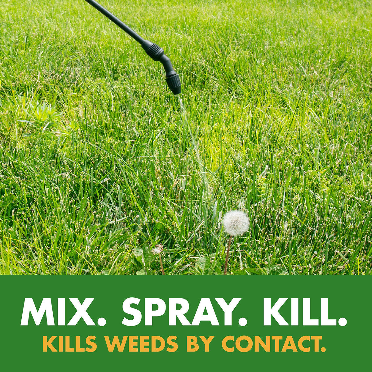 Spectracide Weed Stop label shows coverage up to 6,250 sq ft.