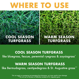 Spectracide Weed Stop for Lawns QuickFlip sprayer attached for easy application