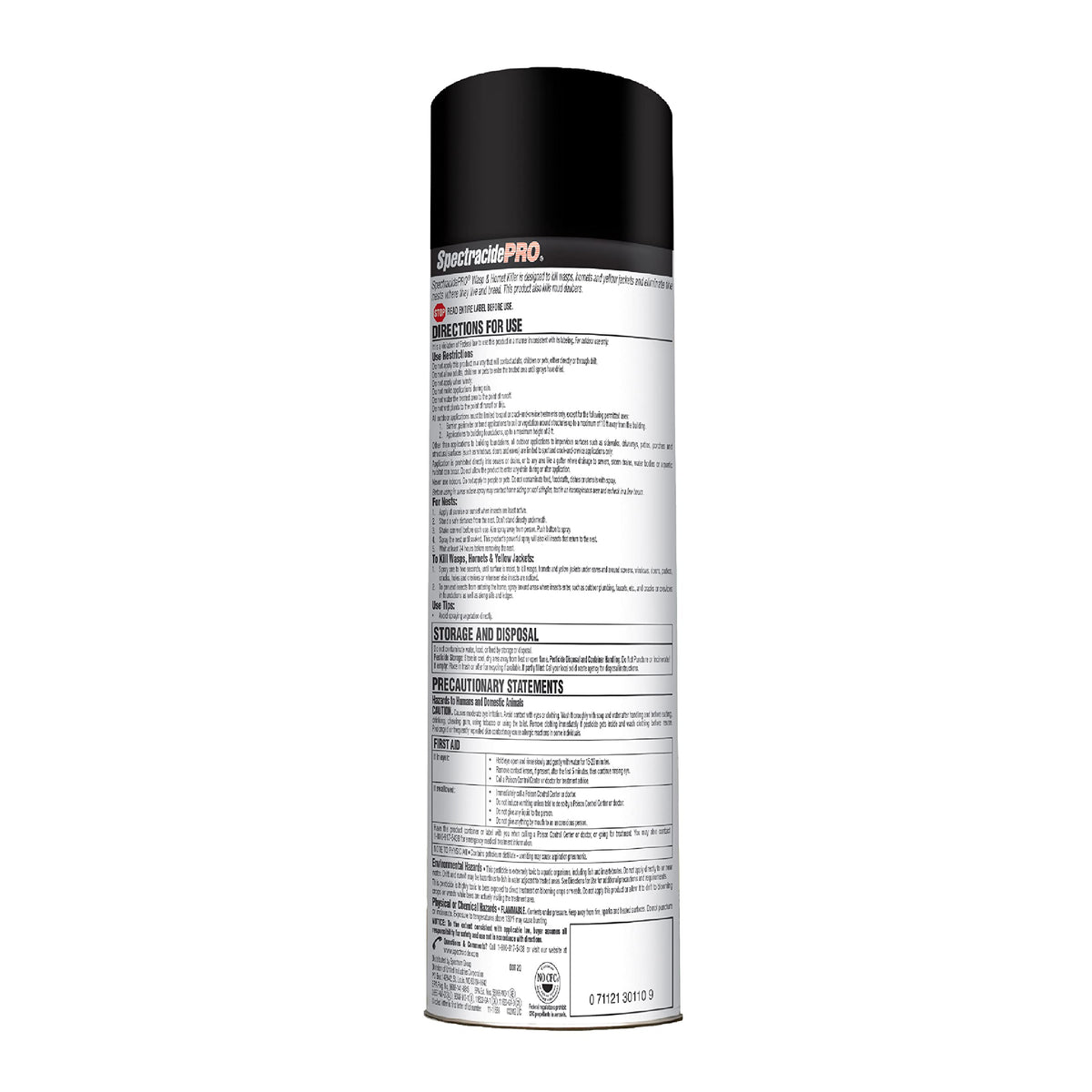 SpectracidePRO nest removal timing after treatment shows 24 hours