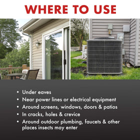 SpectracidePRO outdoor-use-only label displayed for safe exterior application