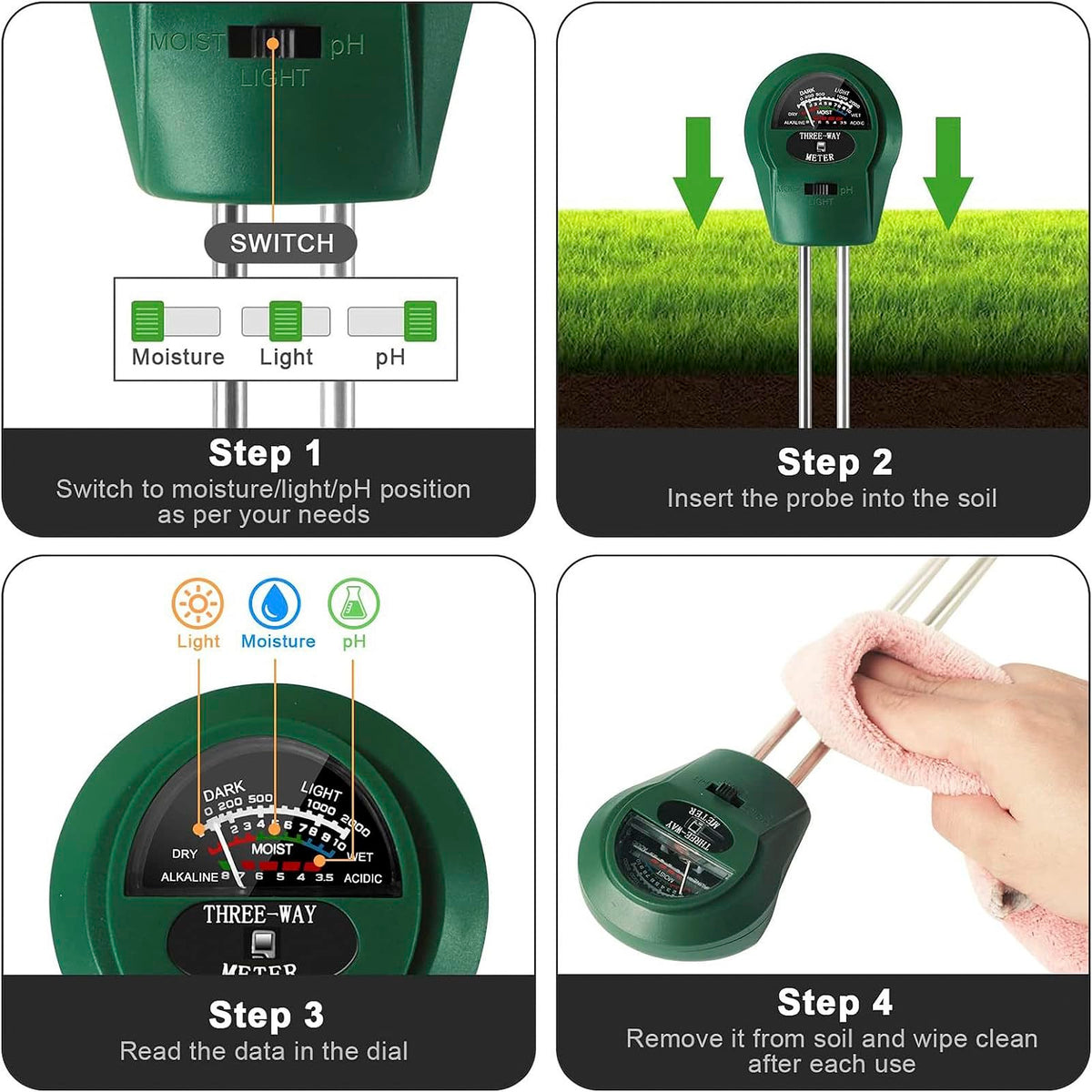 Speedinistic sunlight level measurement guides plant placement for optimal growth.