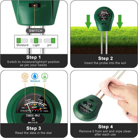 Speedinistic sunlight level measurement guides plant placement for optimal growth.